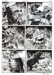 Fabrizio Russo - Zagor Speciale n. 31 - F. Russo - 5x Tavole originali "Il libro delle ombre" - Page volante - (2019)