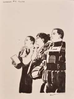 Lark Michael | Lazarus - Planche originale de la couverture du chapitre 4 de la BD "Lazarus", Tome 2 "Ascension" - (2015) | Catawiki