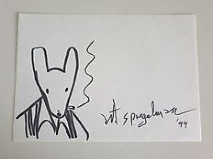Spiegelman, Art | Spiegelman, Art - Dessin original dédicacé - Maus - (1999) | Catawiki