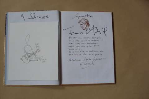 Zep / Cabrel, Francis | Zep / Cabrel, Francis - Les Beaux dessins + dessin original + dédicace manuscrite - Titeuf + album - (2020) | Catawiki