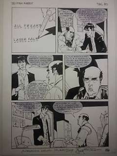 Luigi Piccatto | Dylan Dog Almanacco - L. Piccatto - Tavola originale "I conigli rosa" - Page volante - Exemplaire unique - (2009) | Catawiki
