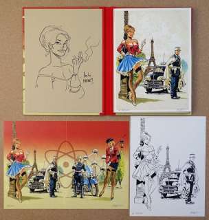 Félix Meynet | Meynet, Félix - Portfolio Bédécouverte - Paris, les transports d’un temps passé + 3x ex-libris + dédicace - Cartonné - EO - (2016) | Catawiki