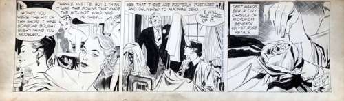 Alex Raymond | Rip Kirby 5-23 - Alex Raymond original strip - Page volante - EO - (1956) | Catawiki
