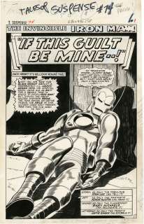 TALES OF SUSPENSE Issue #74 Splash Page | ComicConnect