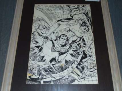 Joe Kubert. Superman Page. | Weiss Auctions