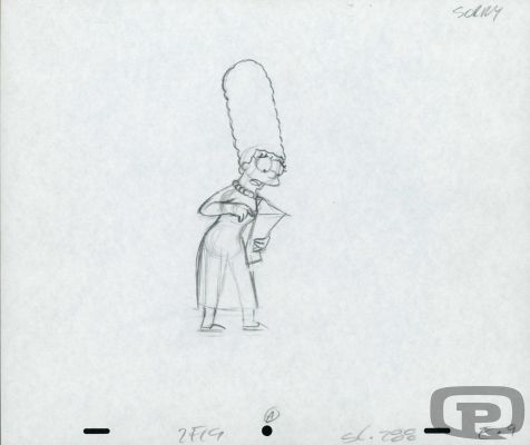 Collective | The Simpsons, Animation Sketches - Marge, "Sorry" | Pulp’s Art
