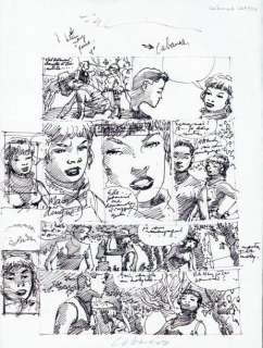 Cabanes | Max Planche de storyboard Encre de chine signée en... | Vermot et Associés