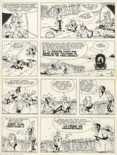 Remacle, Marcel | Remacle, Marcel - Planche originale (p.7) - Le Vieux Nick et Barbe-Noire T16 - La prise de Canapêche - (1971) | Catawiki