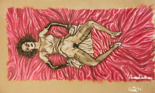 Pazienza Andrea | "Ritratto di donna", anni ’80 | Urania Casa d’Aste