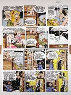 Dimitri | Dimitri - Planche originale couleur - Le Goulag T12 - Halte Ã  la viscère (planche 20) - (1992) | Catawiki