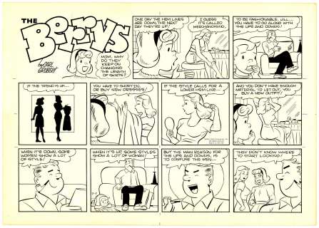 Carl Grubert | Grubert - THE BERRY’S, Sunday Page, 9/9/1962 | Russ Cochran