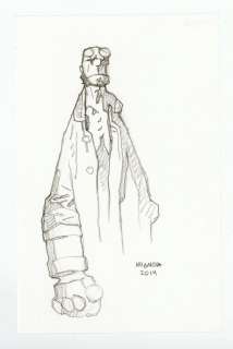 Hellboy Sketch by Mike Mignola | mycomicshop.com
