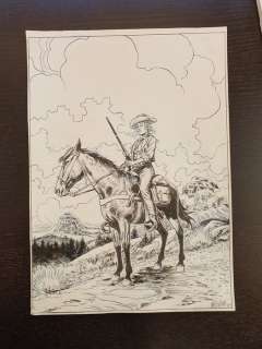 Rouge, Michel | Rouge, Michel - Dessin original - Comanche - (2020) | Catawiki