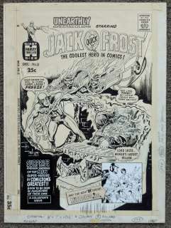 Joe Simon And Jack Sparling | Simon/Sparling - UNEARTHLY SPECTACULARS #2, Cover Art, 1966 | Russ Cochran