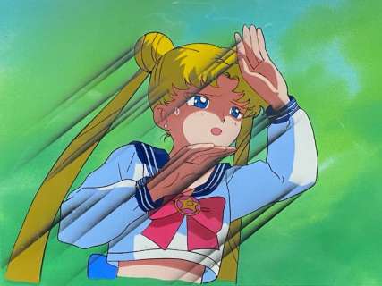 Toei Animation | Sailor Moon (1992-1997) - Original animation cel and painted background - Very Rare! | Catawiki
