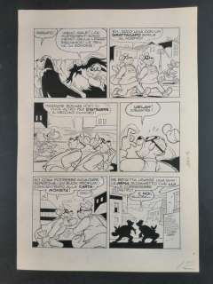 Romano Scarpa | Topolino n. 1061 - Romano Scarpa - tavola originale "Zio Paperone e il Casco d’Oro" - Page volante - (1976) | Catawiki