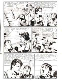 Gallieno Ferri | Zagor n. 59 - G. Ferri - Tavola Originale "L’Ultima Sfida" - Page volante - EO - (1970) | Catawiki