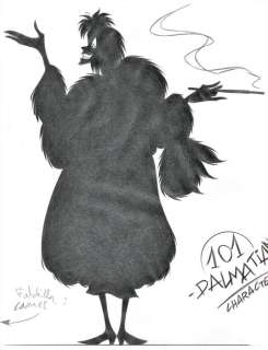 Jaume Esteve, Disney Artist | 101 Dalmatians : Cruella de Vil - Original Drawing - Jaume Esteve Signed - Pencil Artwork | Catawiki