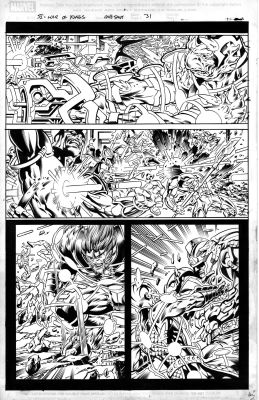 Paul Pelletier | War Of Kings- Secret Invasion one-shot, page 31 | Paul Pelletier