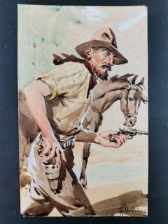 Alvaro Mairani | Avventure De Leo - 1x originale di copertina per dispense western - Page volante - EO - (1949) | Catawiki