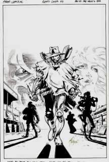 Matt Haley - heroes reborn: rebel #1 cover (1999)