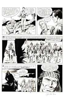 Raffaele Della Monica | Tex n. 375 - R.Della Monica - Tavola Originale "Oltre la Frontiera" - Page volante - EO - (1992) | Catawiki