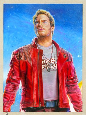Coco, Francesco | “Chris Pratt: Peter Quill” – illustrazione | Cart Gallery