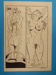 Dino Leonetti e Mario Janni‘ - Maghella n. 56 bis - 3x D.Leonetti - Tavola Originale "Lo squartatore nero" - Page volante - EO - (1976)