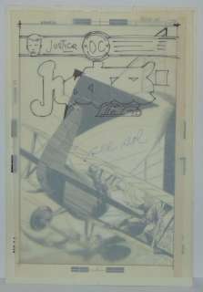 Joe Kubert. Preliminary Cover. Justice #4. | Weiss Auctions