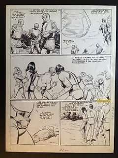 Poïvet, Raymond - Poïvet, Raymond - Planche originale - Les Pionniers de l‘Espérance - Un Trou dans les archives - (1973)