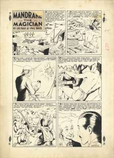 Lee Falk - Mandrake/ Phil Davis / Sunday page du 20 novembre 1949
