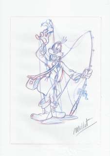 Millet | Goofy - Original Sketch Drawing - Millet - DIN A3 | Catawiki