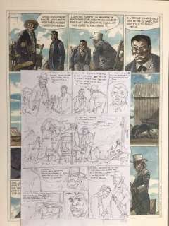 Hermann | Hermann - Planche originale crayonnée - Duke T5 - Un Pistolero tu seras - (2020) | Catawiki