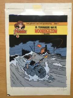 Kuijpers, Henk | Franka - Originele inkleuring met zwartfilm: De terugkeer van de Noorderzon - (1979) | Catawiki