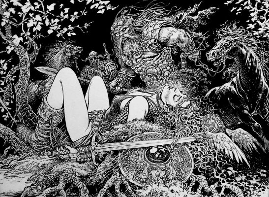Mohamed Aouamri | Saga Valta #2 special edition | Thornbush Art