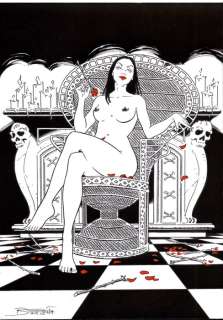 Elisabetta Barletta - Pin Up - omaggio a Morticia (2021)
