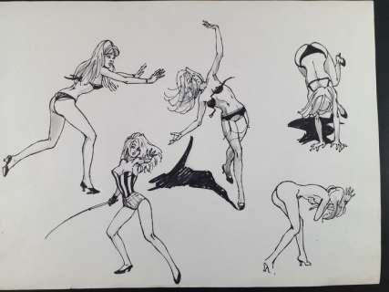 Rino Albertarelli | Candida - Illustrazione per rivista - Page volante - Exemplaire unique - (1970) | Catawiki