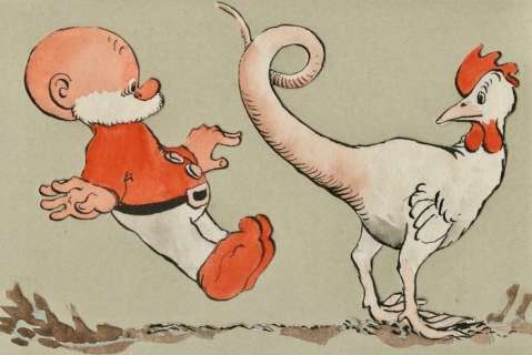 Dulieu, Jean | Dulieu, Jean - Originele tekening in kleur - Paulus de Boskabouter - Gepubliceerd in EVA - [jaren 1950] | Catawiki