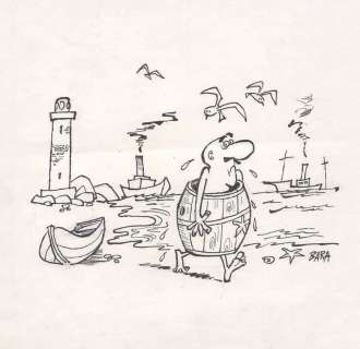 Bara | Max l’explorateur, illustration Ã  l’encre… | Millon