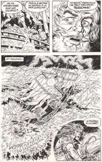 Paape - Yorik, planche n°5 Ã  l‘encre de Chine sur ca…