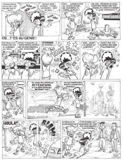 Devos | Génial Olivier, planche-gag n°112 Ã  l’encre… | Millon