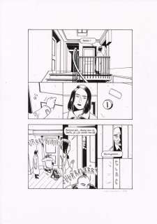 Lucas Harari | Le cas David Zimmerman – planche originale publiée en page 76 | Galerie Barbier