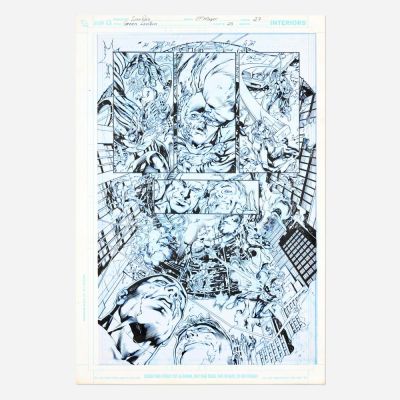 Lot 211 - Ivan Reis and JP Mayer, Green Lantern #25 Story Page 27 Original Art (DC Comics, 2008) | Landry Pop Auctions
