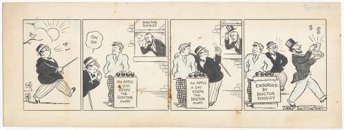 Larry Whittington | Whittington - DOCTOR DOOLEY, Daily Strip (unknown date) NO RESERVE! | Russ Cochran