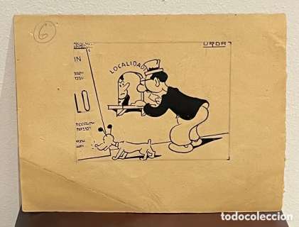 MANUEL URDA - DIBUJO TINTA. 12 X 16 CM | todocoleccion (Buy It Now)