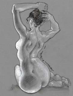 Bleda, Sergio | Bleda, Sergio - Original Drawing - Natural Beauty - Size: 21 x 28 cm | Catawiki