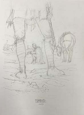 DESSIN ORIGINAL D’EMMANUEL DESPUJOL POUR CALEDONIA T02 - P25 | Pulp’s