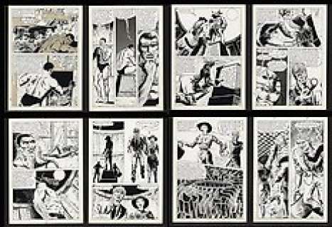 Pleyers, Jean - Pleyers, Jean - 8x Planche originale - La Nuit du Minotaure + Carnet de croquis CBEBD - (1982)