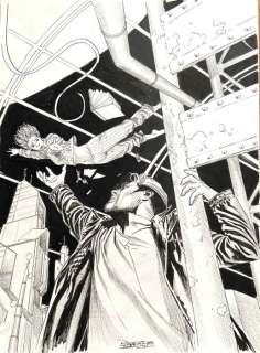 Roberto de Angelis | Nathan Never - Roberto De Angelis - studio originale - Page volante | Catawiki