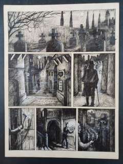 Leane | Leane - Tavola per Horror - Page volante - Exemplaire unique | Catawiki